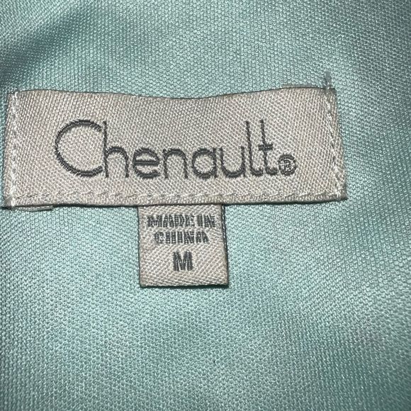 Chenault cute pretty pale green with lots of flowers in pinks and white! - Picture 9 of 10